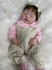 Bebê de Silicone Sólido Mia - Kit Completo