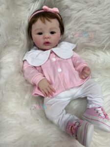 Bebê de Silicone Sólido Brenda – Kit Completo